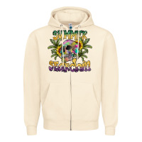Sandshell Summer Searchin Zipper Hoodie - CowhideDigitalArt