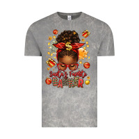 Cloud Rock santa favorite banker afro messy bun Vintage Tee - texasbilliewilder