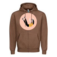 Chestnut half alive the fall Zipper Hoodie - lanVoArt