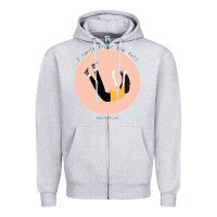 Heather Grey half alive the fall Zipper Hoodie - lanVoArt