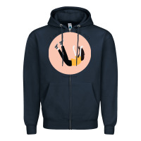 Navy half alive the fall Zipper Hoodie - lanVoArt