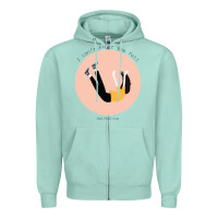 Seafoam half alive the fall Zipper Hoodie - lanVoArt