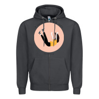 Smoke half alive the fall Zipper Hoodie - lanVoArt