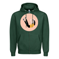 Sports Green half alive the fall Zipper Hoodie - lanVoArt