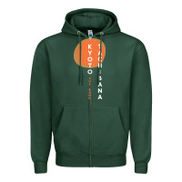 Sports Green kyoto tachibana Zipper Hoodie - lanVoArt