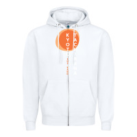 White kyoto tachibana Zipper Hoodie - lanVoArt