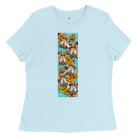 Baby Blue fall gnomes pen wrap 1 Ladies Tee - Artiststas