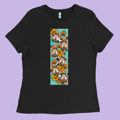 Fall Gnomes Pen Wrap 1 Ladies Tee Designed By Artiststas