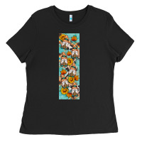 Black fall gnomes pen wrap 1 Ladies Tee - Artiststas