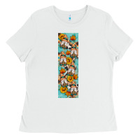 White fall gnomes pen wrap 1 Ladies Tee - Artiststas