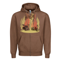 Chestnut the arcade fire Zipper Hoodie - lanVoArt