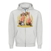 Dove Grey the arcade fire Zipper Hoodie - lanVoArt
