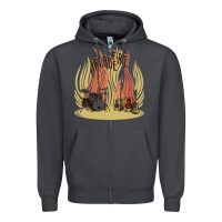 Smoke the arcade fire Zipper Hoodie - lanVoArt
