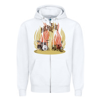 White the arcade fire Zipper Hoodie - lanVoArt