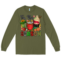 Army Green tis the season Long Sleeve Tee - CowGirlArtShop
