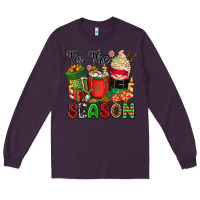 Plum tis the season Long Sleeve Tee - CowGirlArtShop
