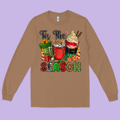Tis The Season Long Sleeve Tee Designed By Cowgirlartshop
