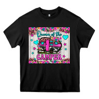 Black queen of the camper Heavy Core Tee - JahusDesignShop