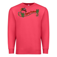 Cardinal merry christmas western Premium Sweatshirt - CowhideDigitalArt