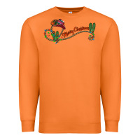 Carrot merry christmas western Premium Sweatshirt - CowhideDigitalArt