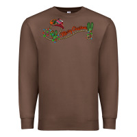 Chestnut merry christmas western Premium Sweatshirt - CowhideDigitalArt