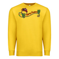 Lemon merry christmas western Premium Sweatshirt - CowhideDigitalArt