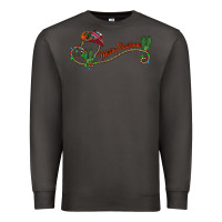 Smoke merry christmas western Premium Sweatshirt - CowhideDigitalArt