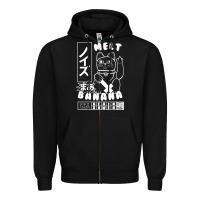 Black melt banana Zipper Hoodie - lanVoArt
