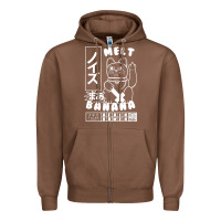 Chestnut melt banana Zipper Hoodie - lanVoArt