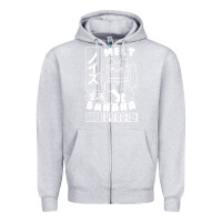 Heather Grey melt banana Zipper Hoodie - lanVoArt