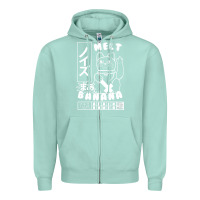 Seafoam melt banana Zipper Hoodie - lanVoArt