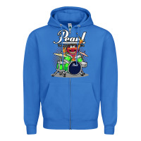 True Royal animal drummer pearl drums Zipper Hoodie - lanVoArt