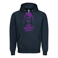Navy gogol bordello start wearing purple Zipper Hoodie - lanVoArt