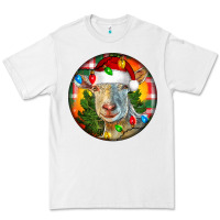 White Saanen Goat Christmas Premium Tee - LillyAllenDesigns