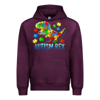 Mauve Wine autism rex Urban Hoodie - BarkalooDesign