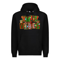 Black Christmas xmas vibes Premium Hoodie - FaDigitalArtStudio