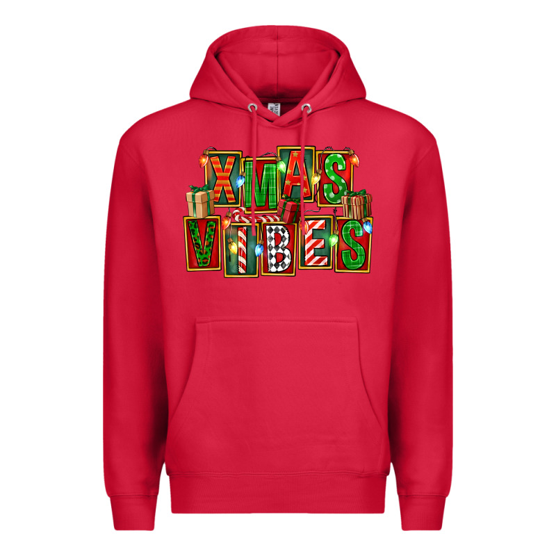 Christmas Xmas Vibes Premium Hoodie by FaDigitalArtStudio | Teevron