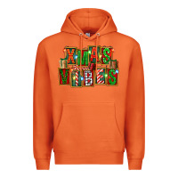 Carrot Christmas xmas vibes Premium Hoodie - FaDigitalArtStudio