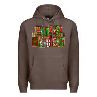 Coffee Christmas xmas vibes Premium Hoodie - FaDigitalArtStudio