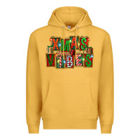 Mustard Christmas xmas vibes Premium Hoodie - FaDigitalArtStudio