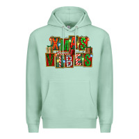 Seafoam Christmas xmas vibes Premium Hoodie - FaDigitalArtStudio