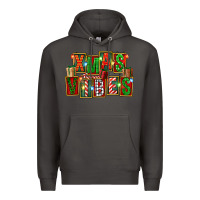 Smoke Christmas xmas vibes Premium Hoodie - FaDigitalArtStudio