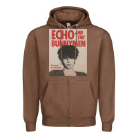 Chestnut echo and the bunnymen Zipper Hoodie - lanVoArt