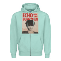 Seafoam echo and the bunnymen Zipper Hoodie - lanVoArt