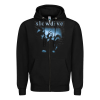 Black slowdive souvlaki Zipper Hoodie - lanVoArt