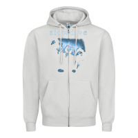 Dove Grey slowdive souvlaki Zipper Hoodie - lanVoArt