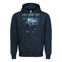 Navy slowdive souvlaki Zipper Hoodie - lanVoArt