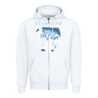 White slowdive souvlaki Zipper Hoodie - lanVoArt