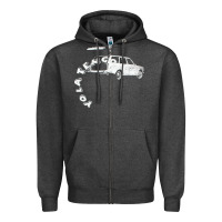 Charcoal Heather yo tengo la Zipper Hoodie - lanVoArt