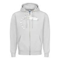 Dove Grey yo tengo la Zipper Hoodie - lanVoArt